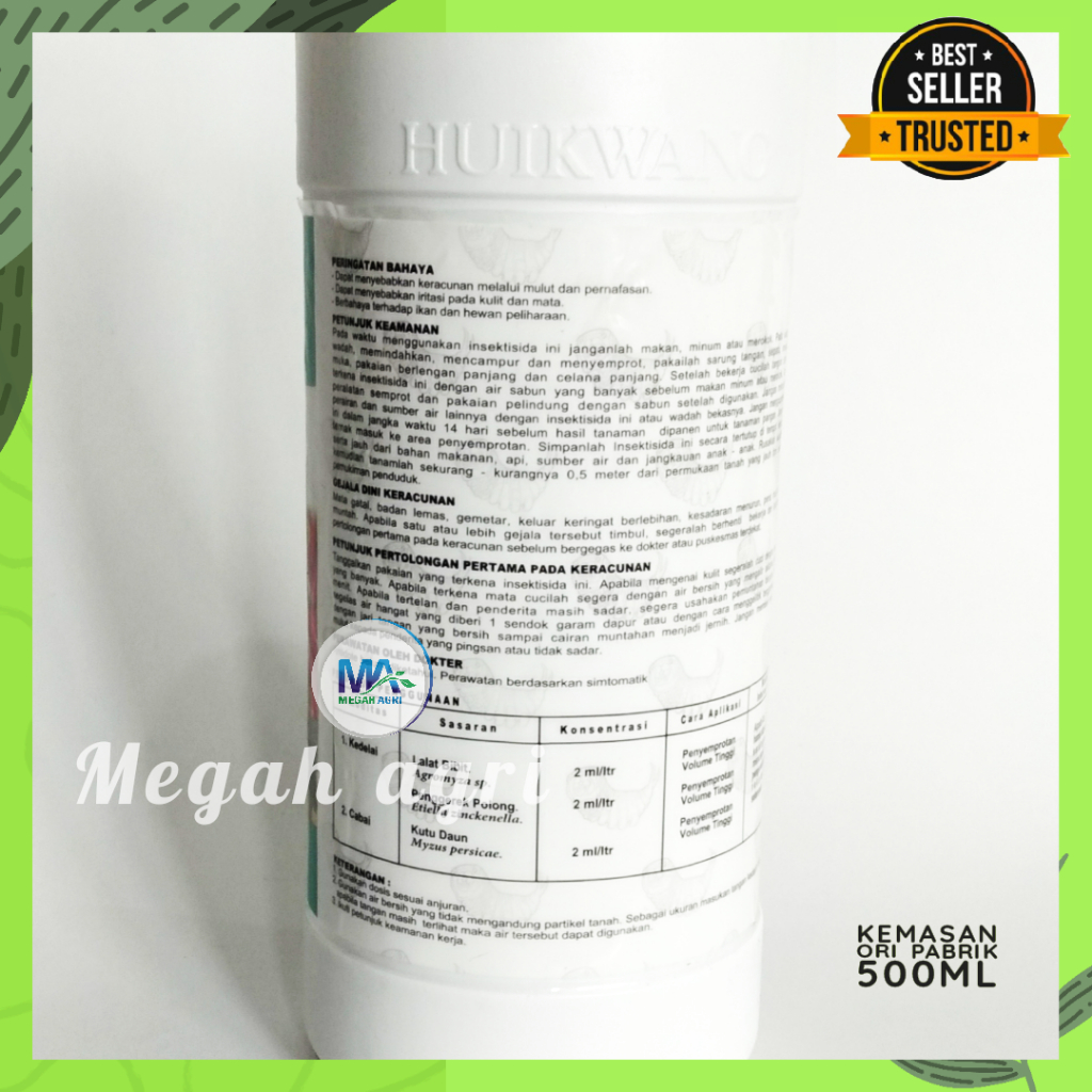 Jual INSEKTISIDA METHA 500ML DIMETOAT 400G/L OBAT LALAT BUAH, KUTU ...