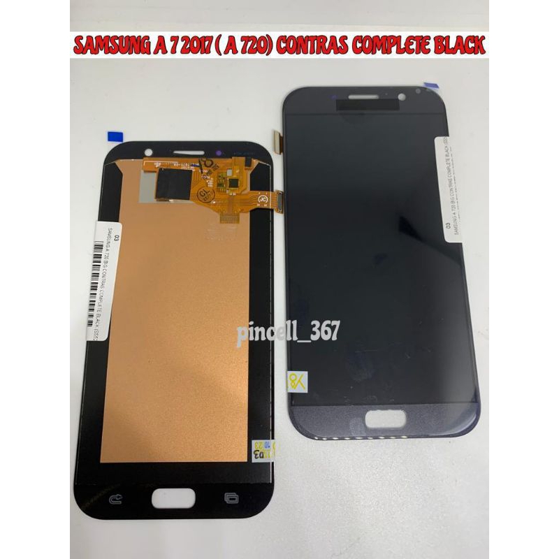 Jual LCD TOUCHSCREEN SAMSUNG A 720 ( 2017) COMPLETE BLACK 4498 | Shopee ...