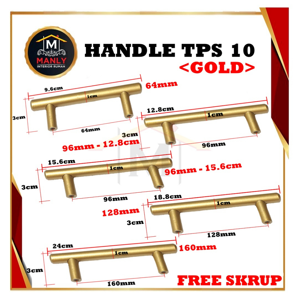 Jual Tarikan TPS 10 / Handel Pipa Bulat Stainless TPS 10 / Handle ...