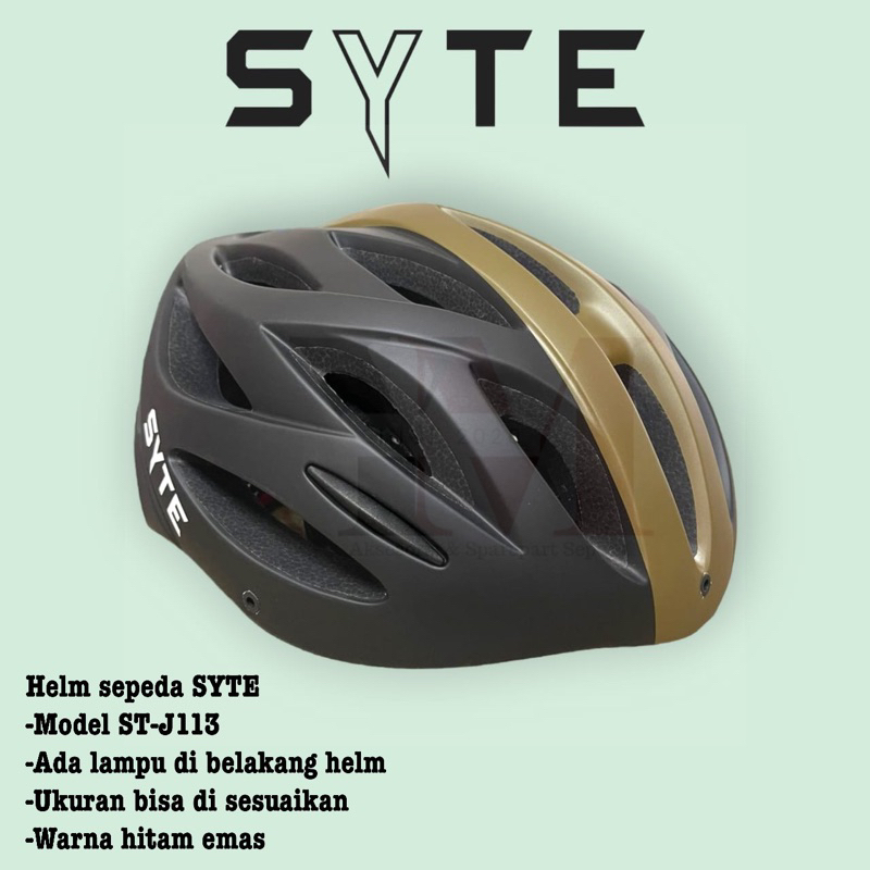 Jual Helm sepeda SYTE ST-F166 dan ST-J115 | Shopee Indonesia