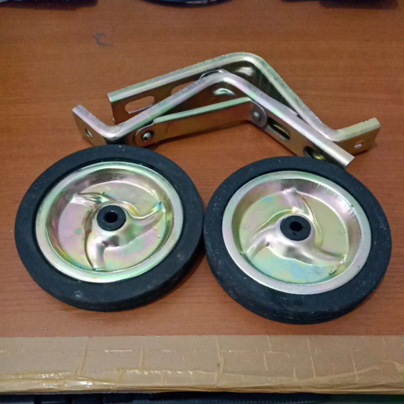 Jual roda samping sepeda bmx mini ukuran 12/16/ 18/20 model besi plat ...