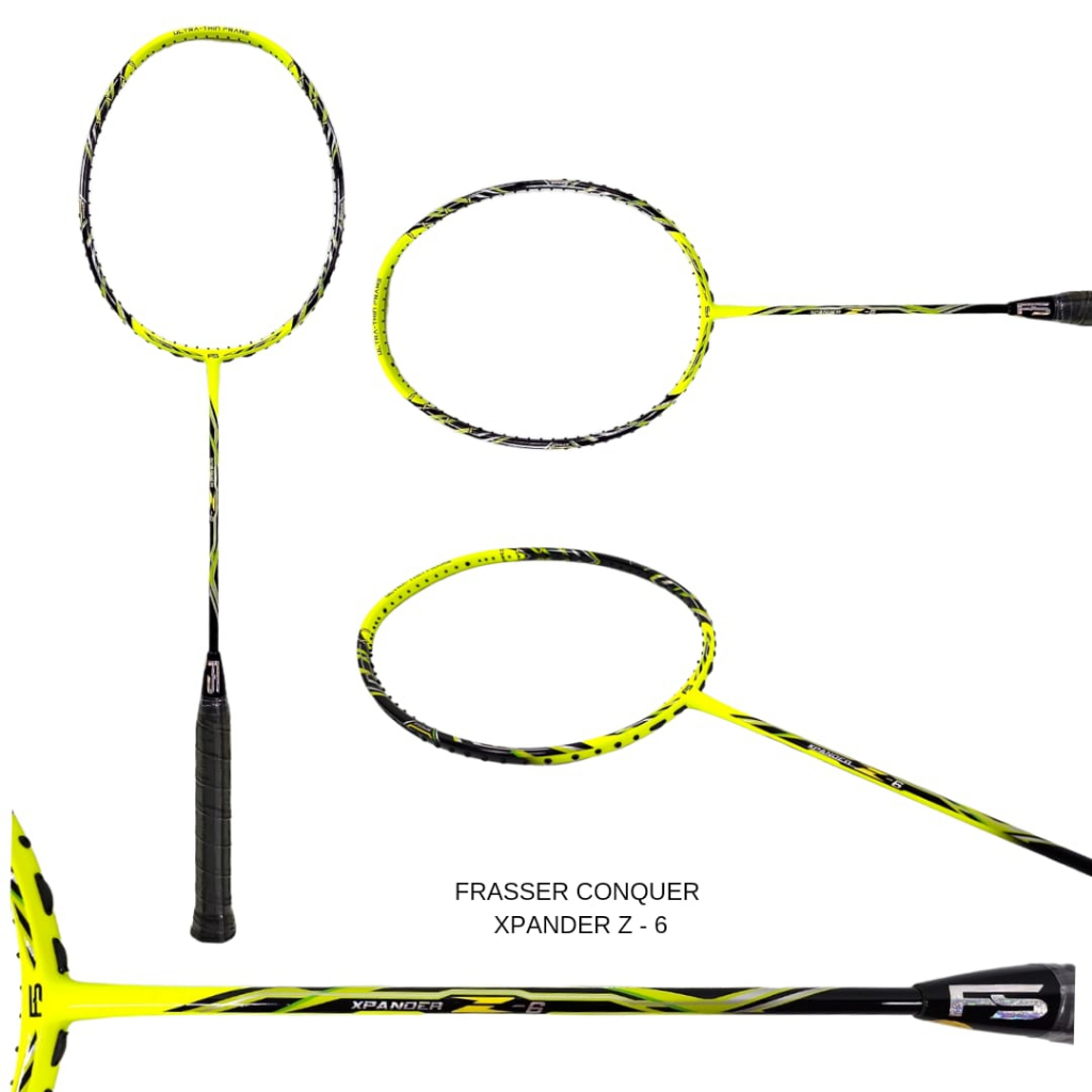 Jual Frasser Raket Badminton Bulutangkis Conquer Xpander Z6 30 lbs ...