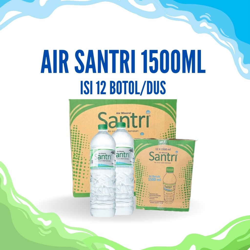 Jual Air Mineral Santri Ukuran 1500ml Shopee Indonesia 2788