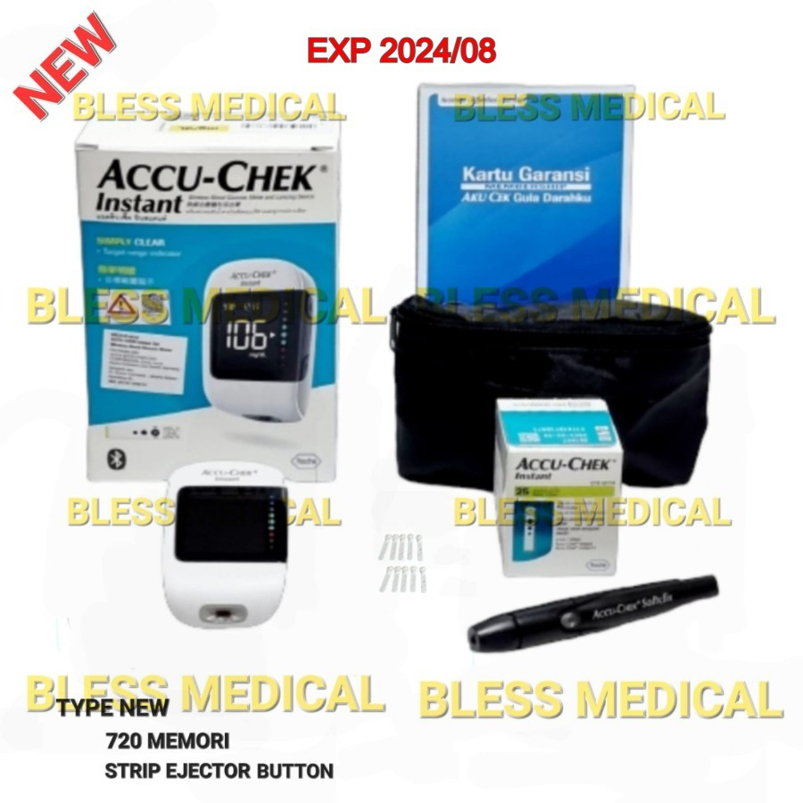 Jual Accu Chek Instant 25 Test Strip Alat Gula Darah Accucheck