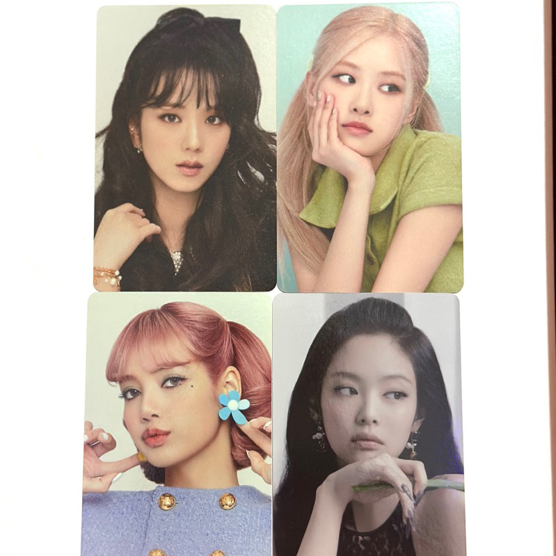 Jual Blackpink Welcoming Collection 2022 Photocard Set Jisoo Lisa Rose Jennie Pob Benefit