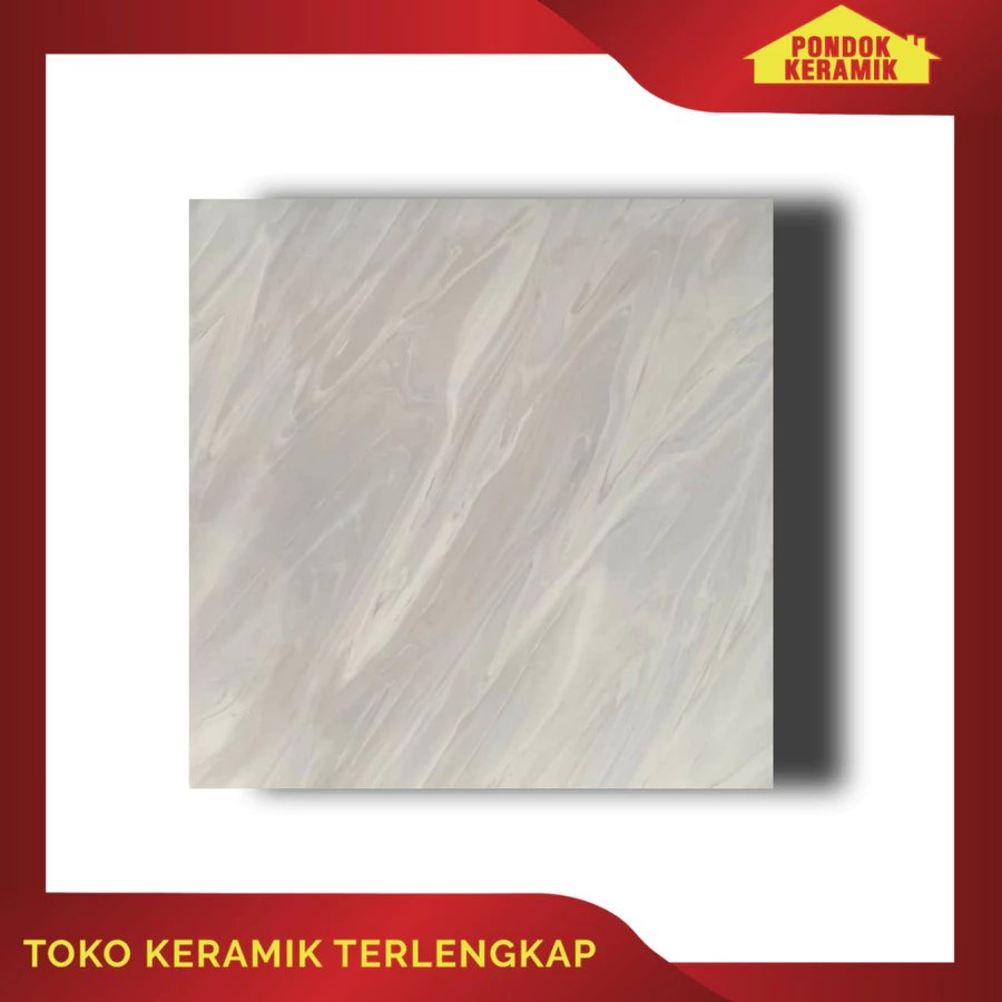 Keramik Lantai Otis 50x50 Azzo Griss Motif Marble Glossy