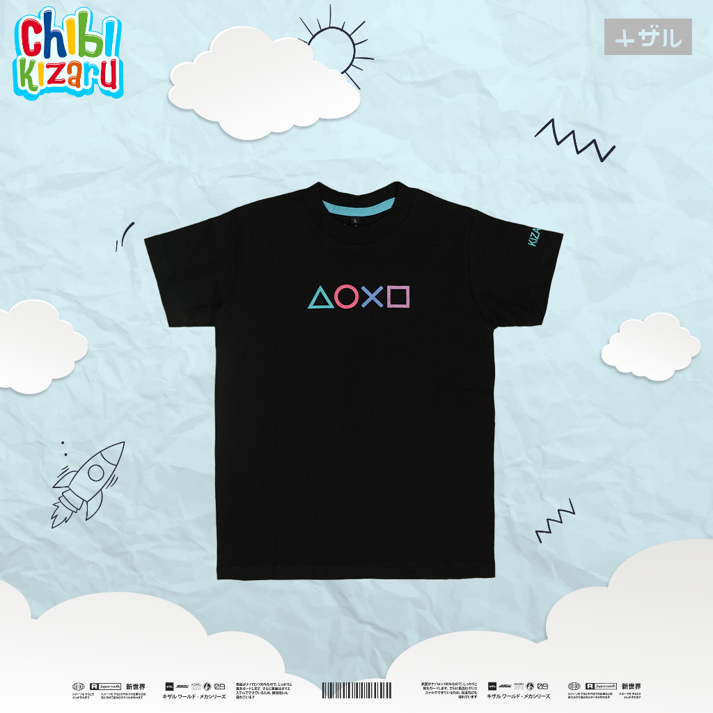 KIZARU Kaos Anak Chibi PS LOGO