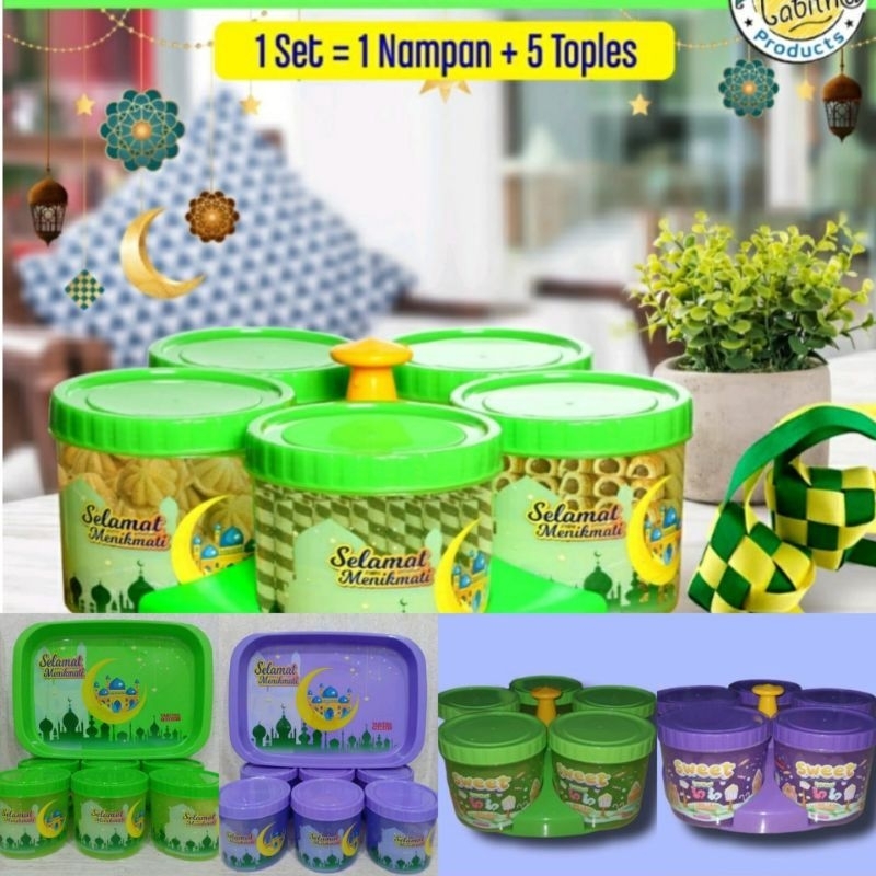 Jual Free Packing Dus Toples Nampan In Lebaran Toples Nampan