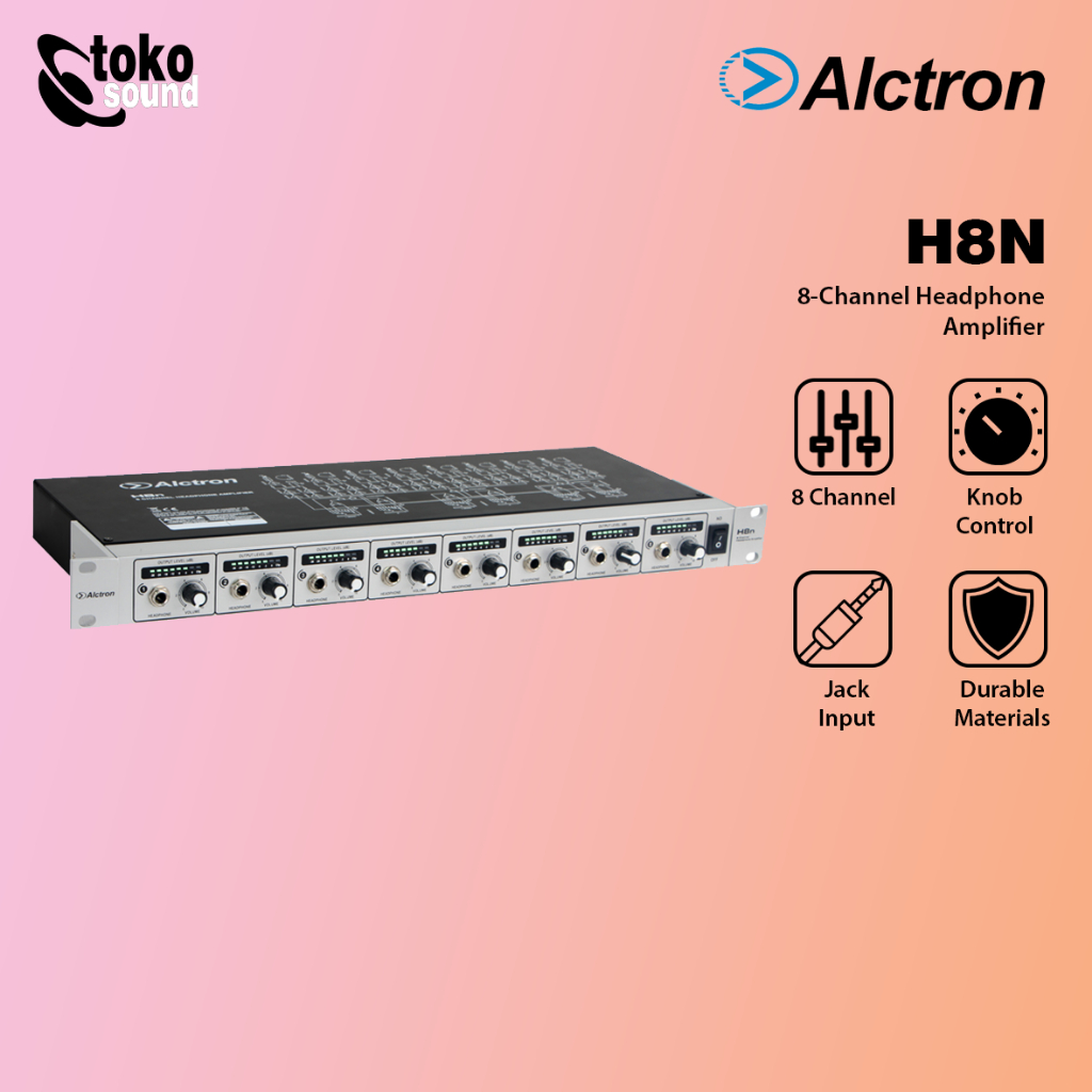 Jual ALCTRON H8N - 8 Channel Headphone Amplifier | Shopee Indonesia