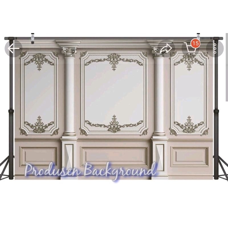 Jual Kain Background Model Dinding Motif Besar ukuran dipilih | Shopee ...