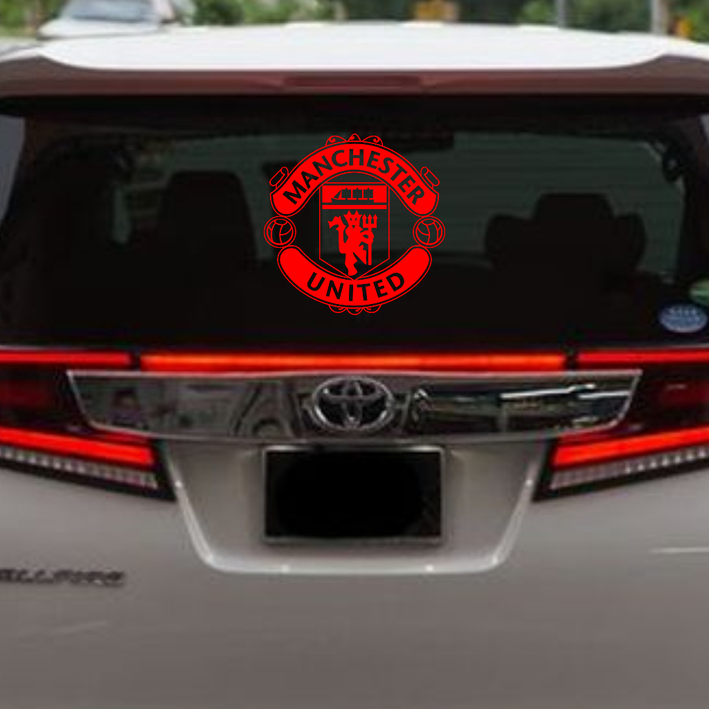 Jual Cutting Sticker Manchester United Logo Stiker Aksesoris | Shopee ...