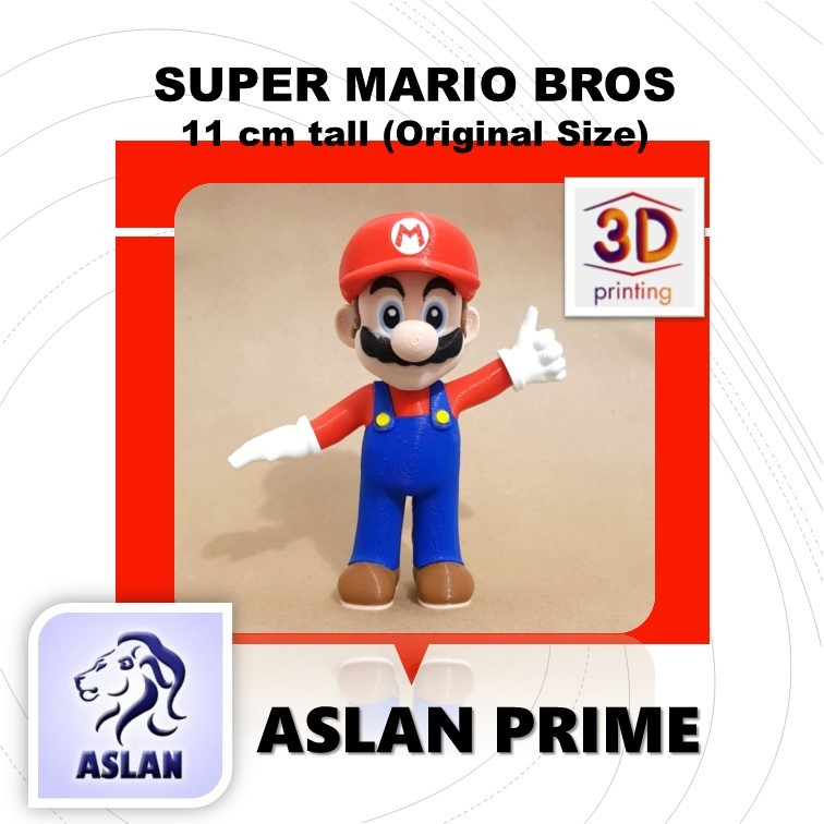 Jual SUPER MARIO BROS MULTI-COLOR STATIC ACTION FIGURE 3D Print PLA+ ...