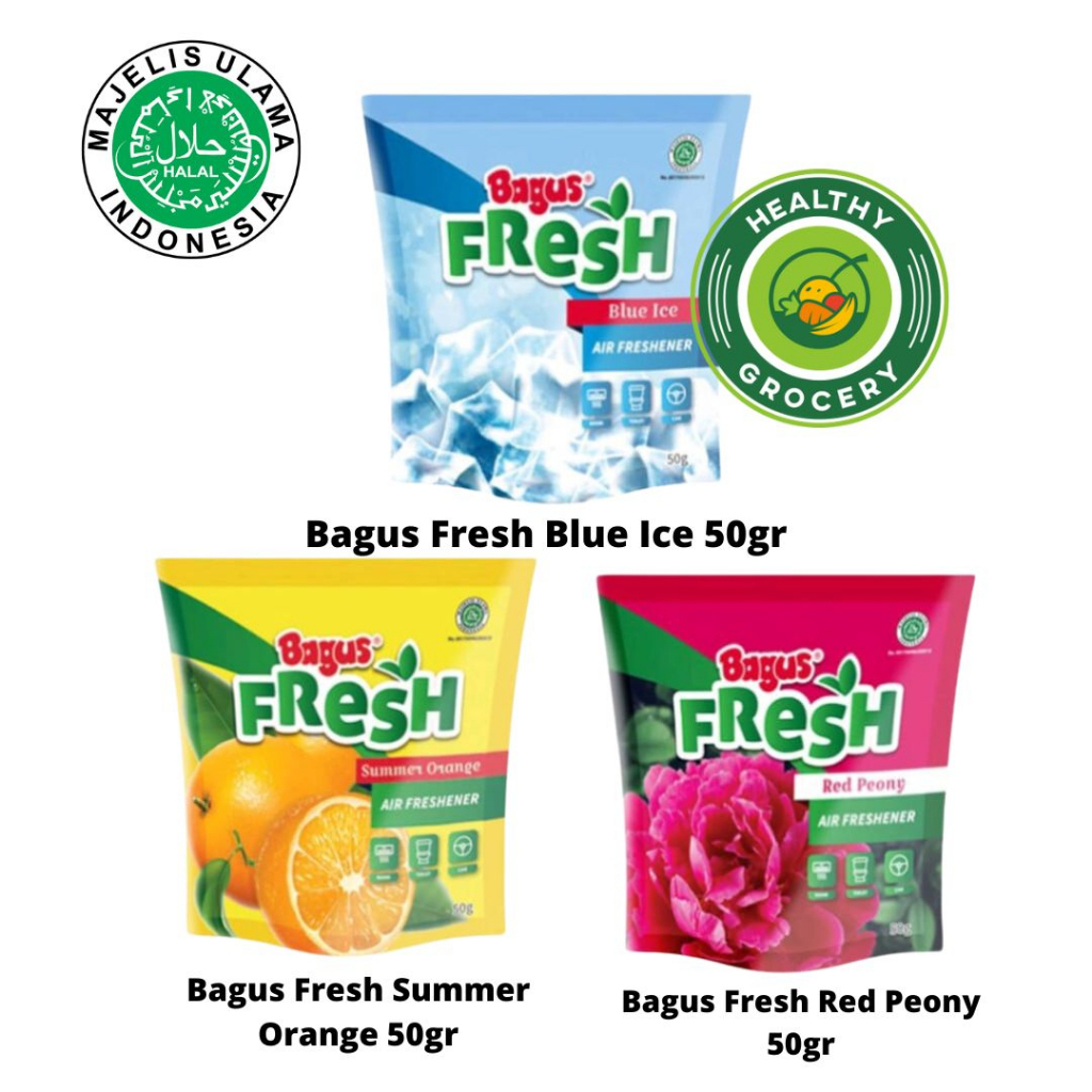 Jual Bagus Fresh Air Freshener Pouch 50gr Pengharum Ruangan Wangi Blue ...