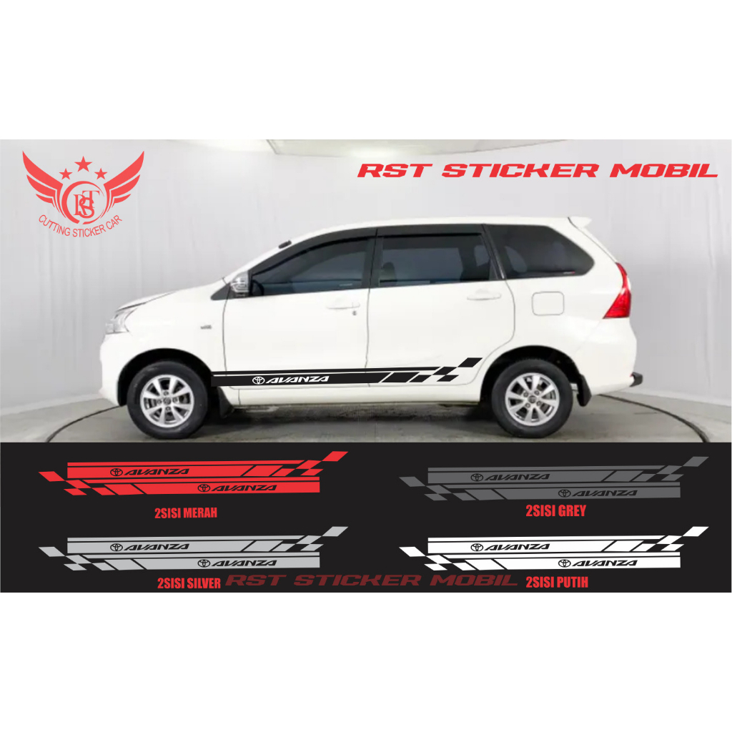 Jual CUTTING STICKER MOBIL AVANZA STICKER MOBIL TOYOTA AVANZA TERBARU ...
