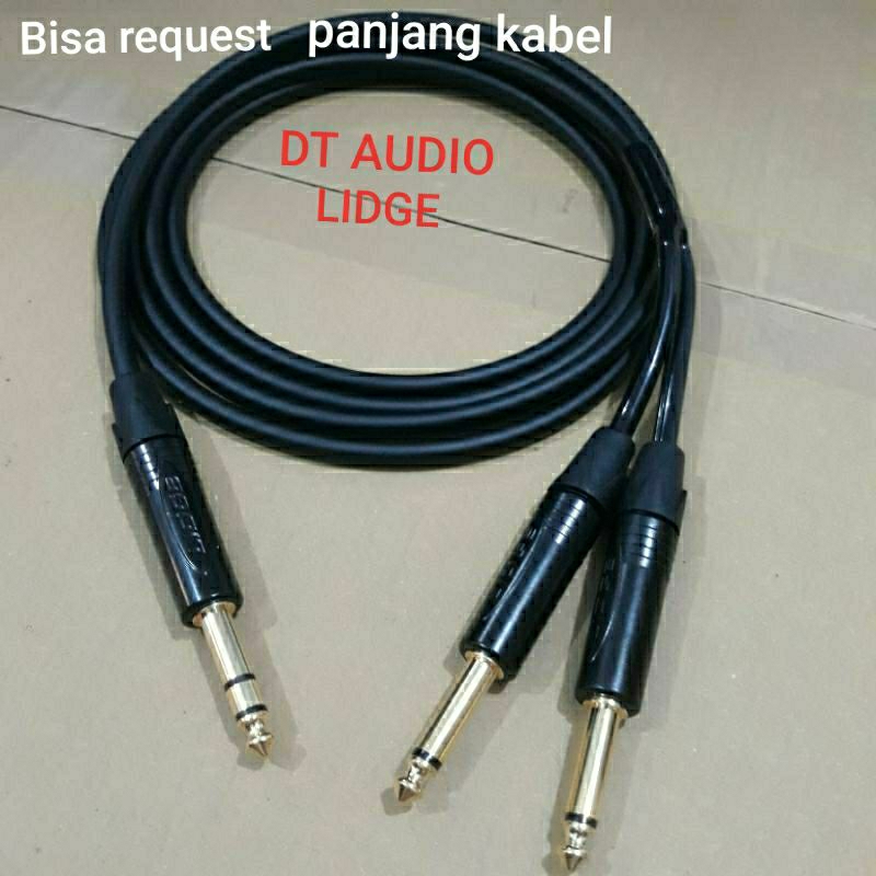 Jual Kabel Dt Audio Meter Jack Akai Trs Mm To Akai Mono Shopee Indonesia