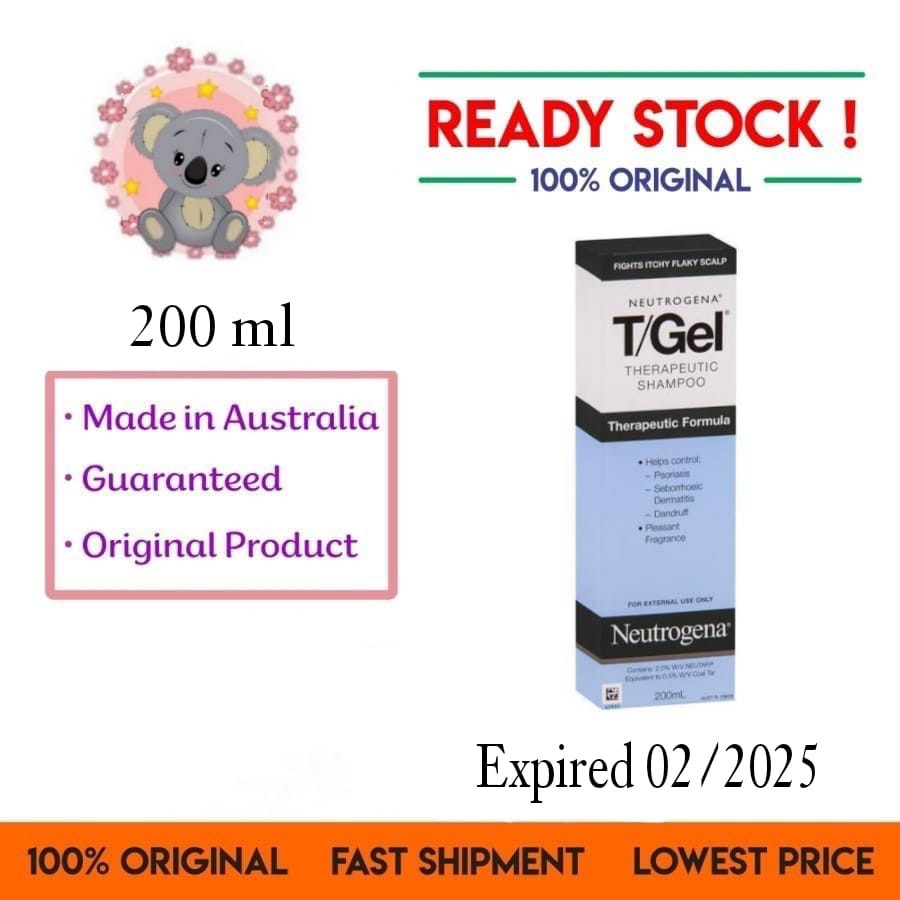 Jual T/GEL Neutrogena Tgel therapeutic shampoo psoriasis dermatitis ...