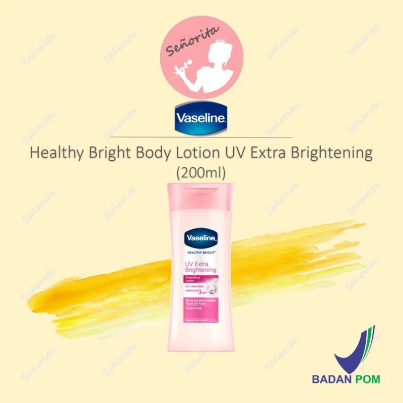 Jual VASELINE Healthy Bright BODY LOTION UV Extra Bright with