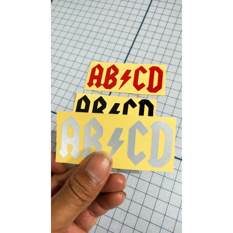 Jual Stiker ab cd | Shopee Indonesia