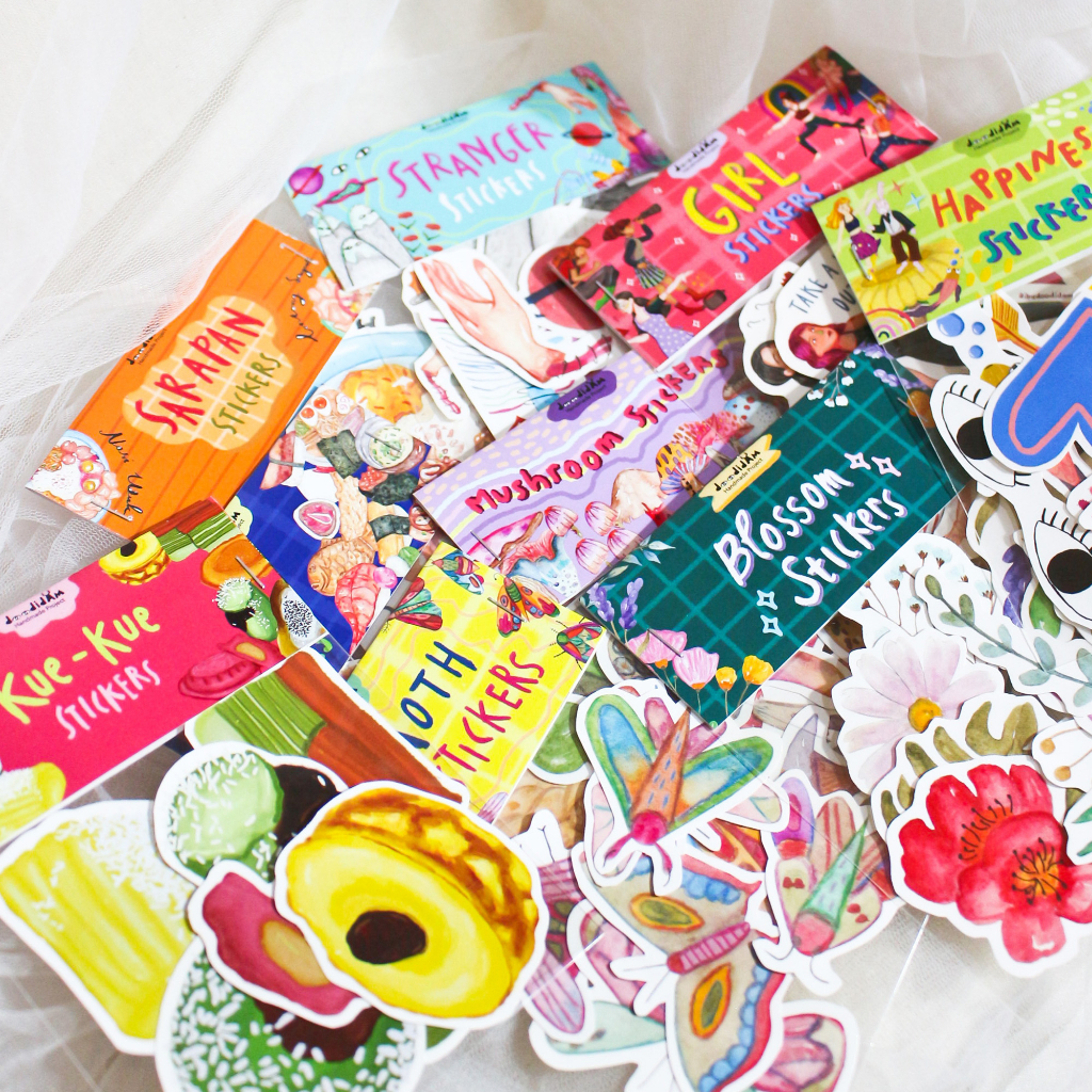 Jual Stickers Pack (Doodidam Handmade Project) | Shopee Indonesia