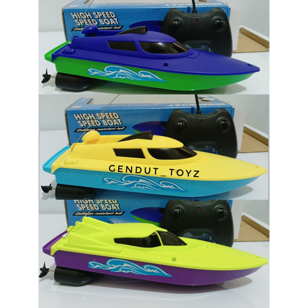 Jual mainan anak rc kapal high speed boat | Shopee Indonesia