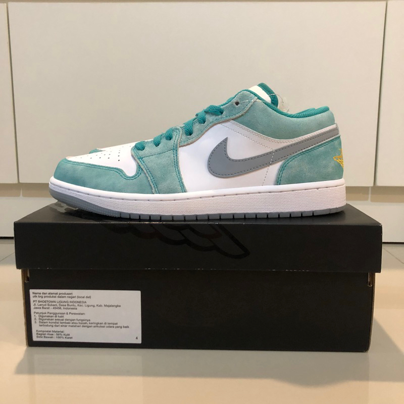 Jual AIR JORDAN 1 LOW EMERALD GREEN 100% ORIGINAL | Shopee Indonesia
