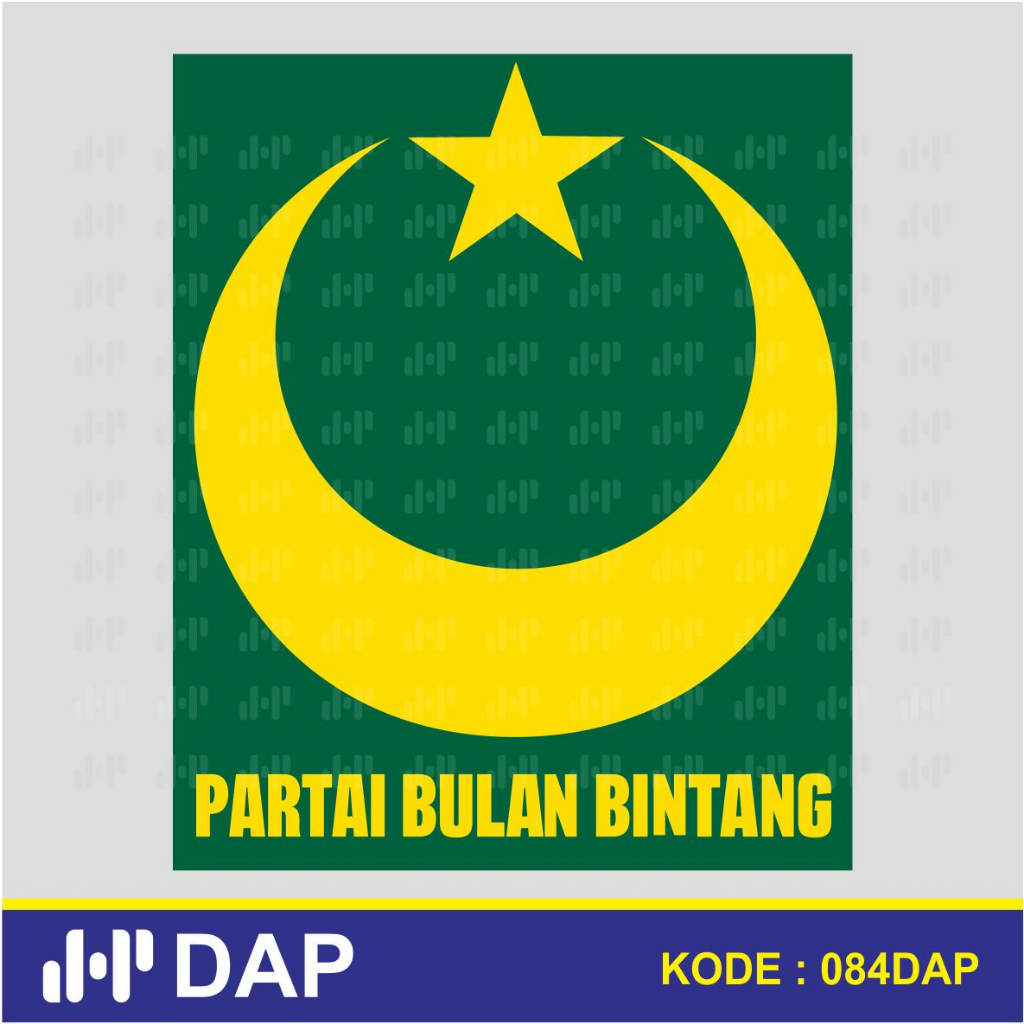 Jual Stiker Partai Bulan Bintang 0084dap Vynil Ritrama Shopee Indonesia