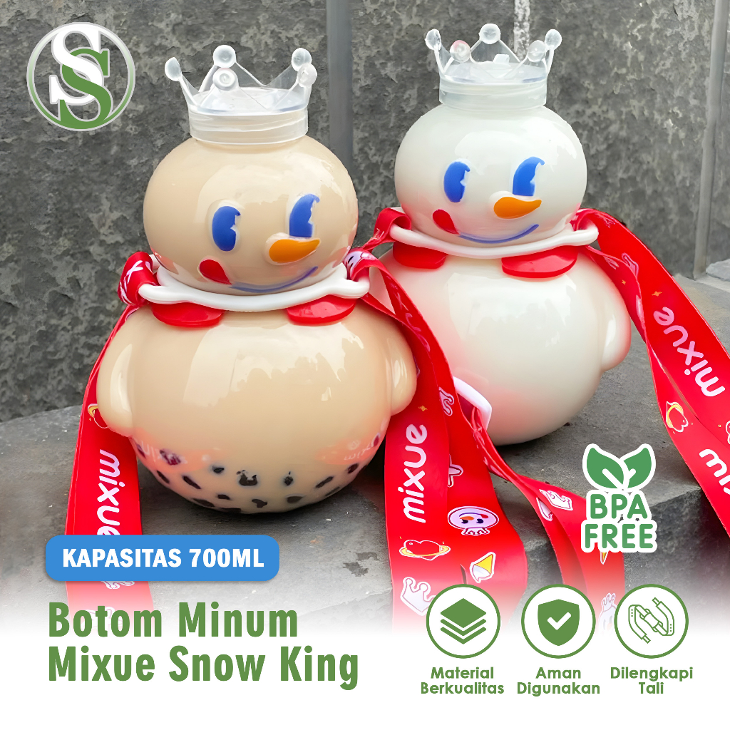 Jual Botol Minum Mixue Snow King Tumblr Mixue Kapasitas Ml Shopee Indonesia