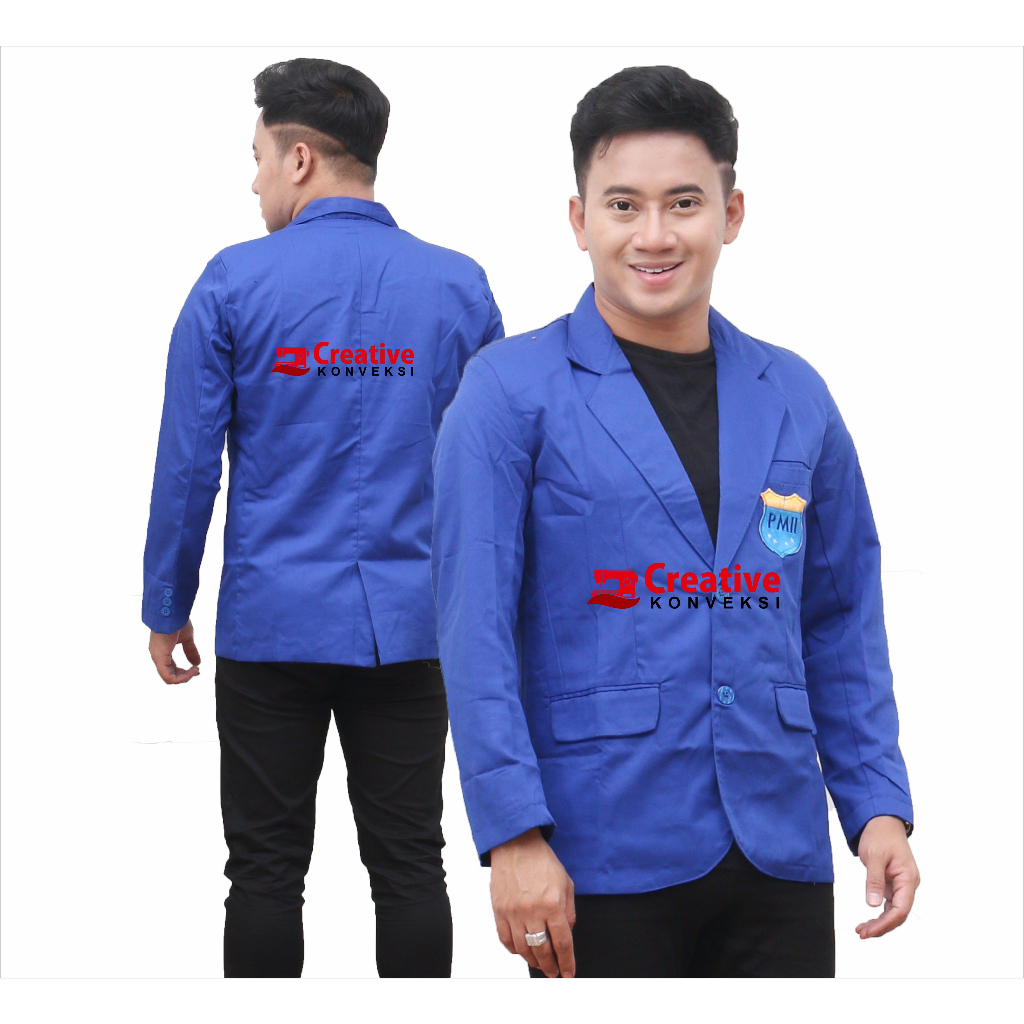 Jual (BISA TAMBAH BORDIR) JAS SERAGAM ALMAMATER ALMET PMII PREMIUM/ JAS ...