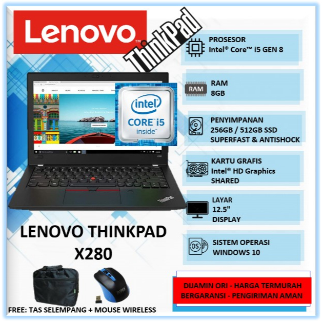 855 被 ThinkPad X280 i5◇8◇SSD256GB◇12.5FHD