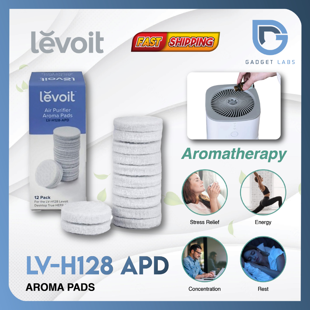 LEVOIT Air Purifier Core Mini / LV-H128 Aroma Pads 12pack Essential Oil  Replacement