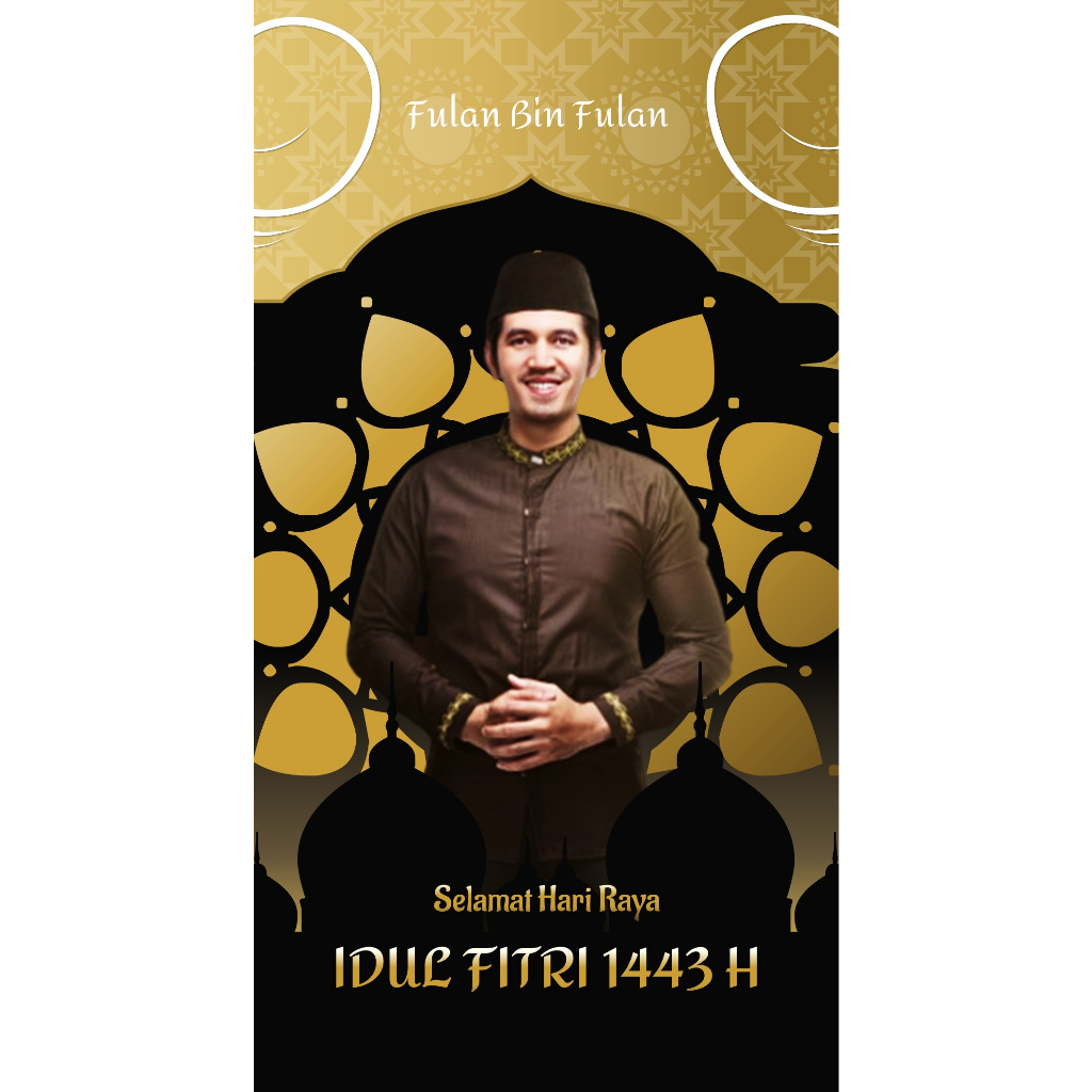 Jual Ucapan Idul Fitri Versi Potrait Video Ucapan Selamat Idul Fitri