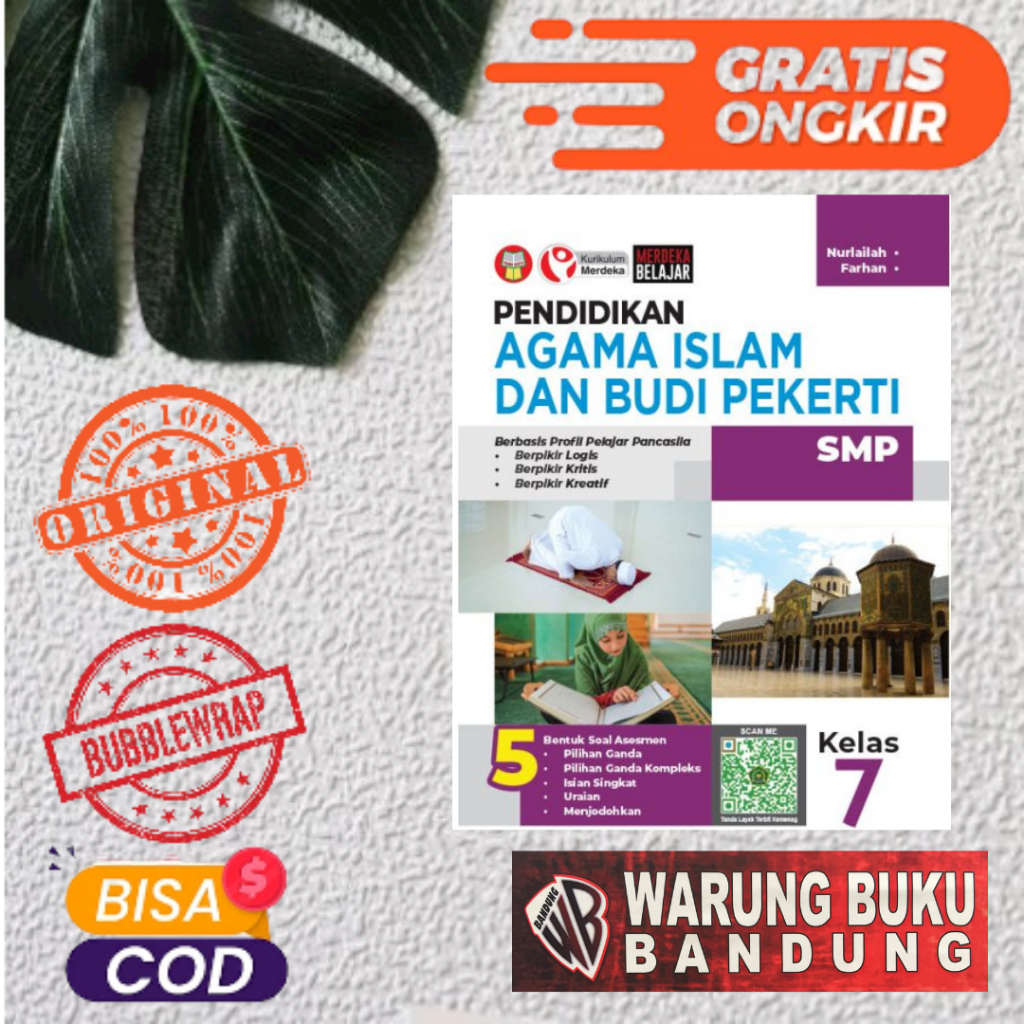 Jual BUKU PENDIDIKAN AGAMA ISLAM DAN BUDI PEKERTI UNTUK SMP KELAS 7 ...