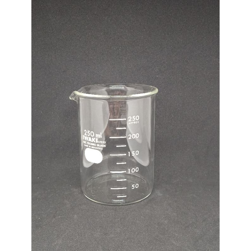 Jual Beaker Glassgelas Pialagelas Kimia 250 Ml Iwaki Shopee Indonesia 5632