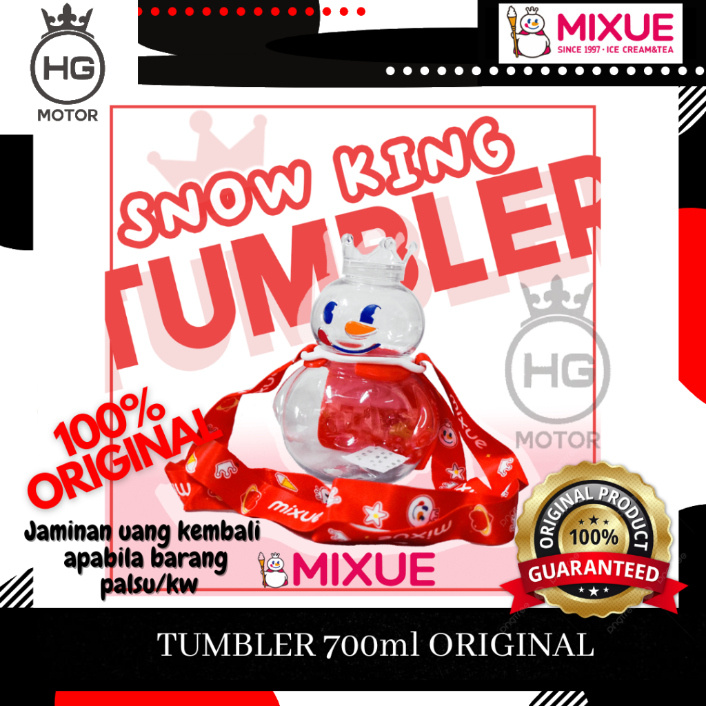 Jual Botol Mixue Tumbler Tempat Minum 700ml Tumblr Snowking 700 Ml Original 100 Shopee Indonesia 5333