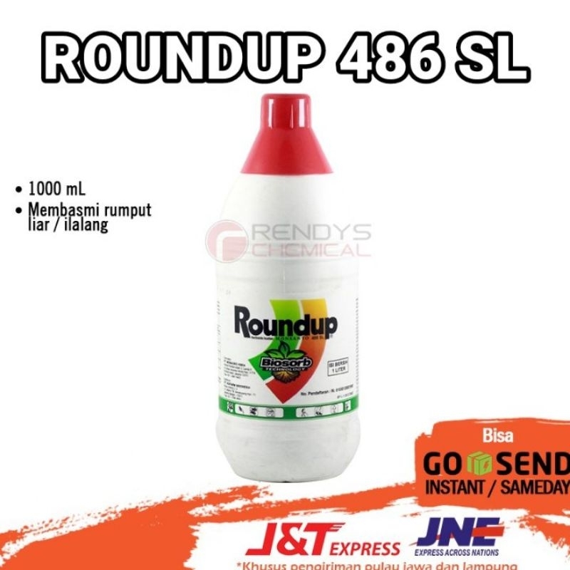 Jual Round Up Roundup Sl Liter Herbisida Sistemik Pembasmi Rumput