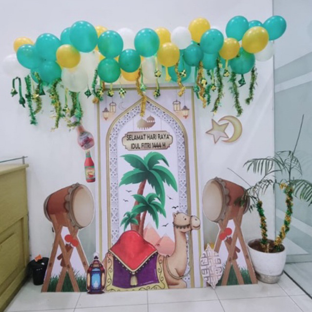 Jual backdrop styrofoam RAMADHAN DAN LEBARAN | Shopee Indonesia