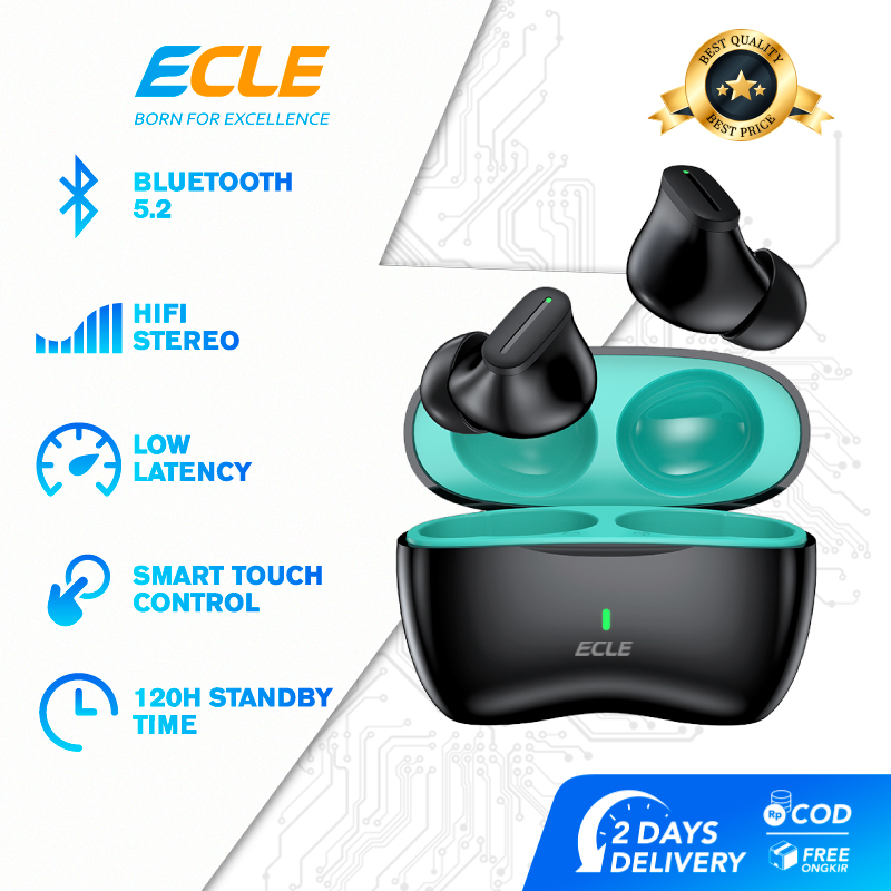 Jual ECLE True Wireless P7 Bluetooth Earphone Headset Bluetooth