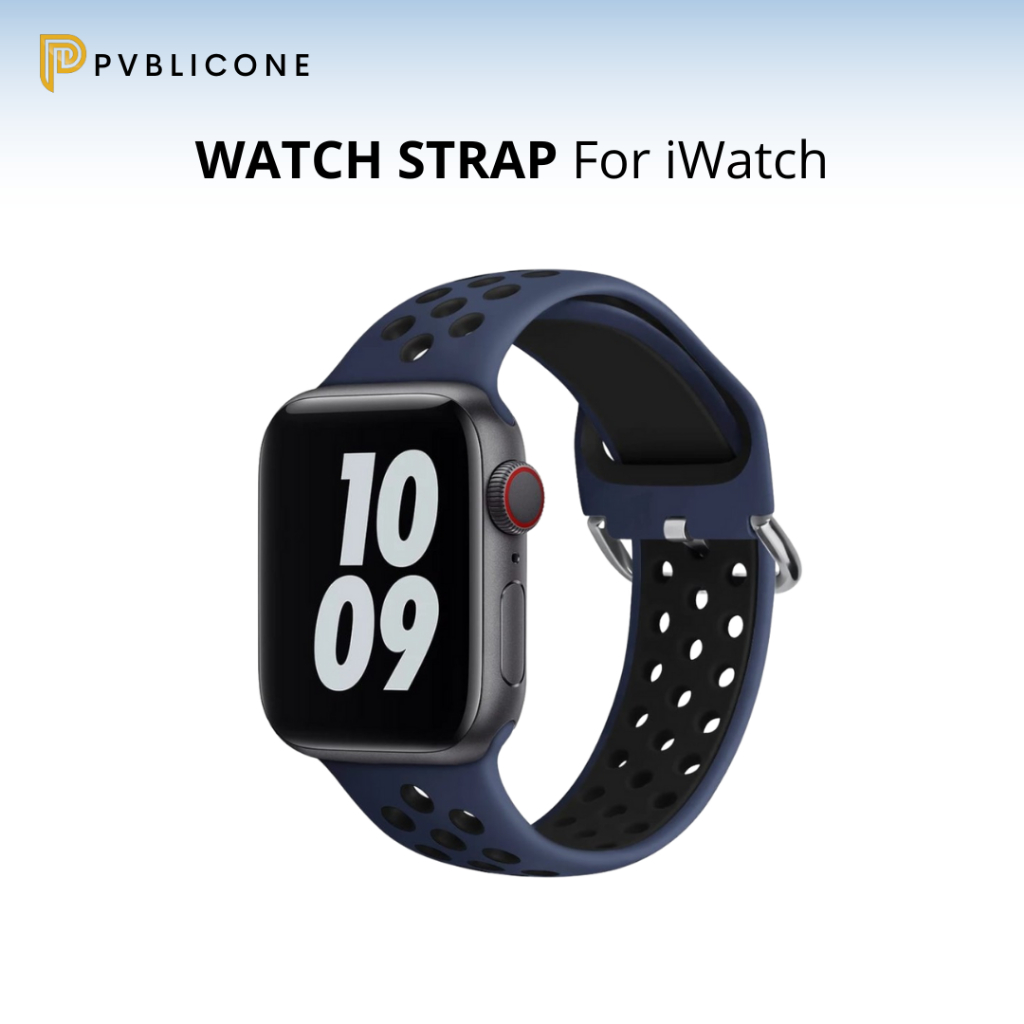 Jual Strap Apple Watch Sport Band Silicone Rubber Iwatch Mm Mm Mm Shopee Indonesia