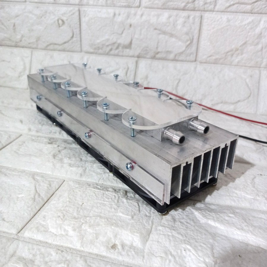 Jual waterblock isi 6 pendingin air radiator water cooling cooler