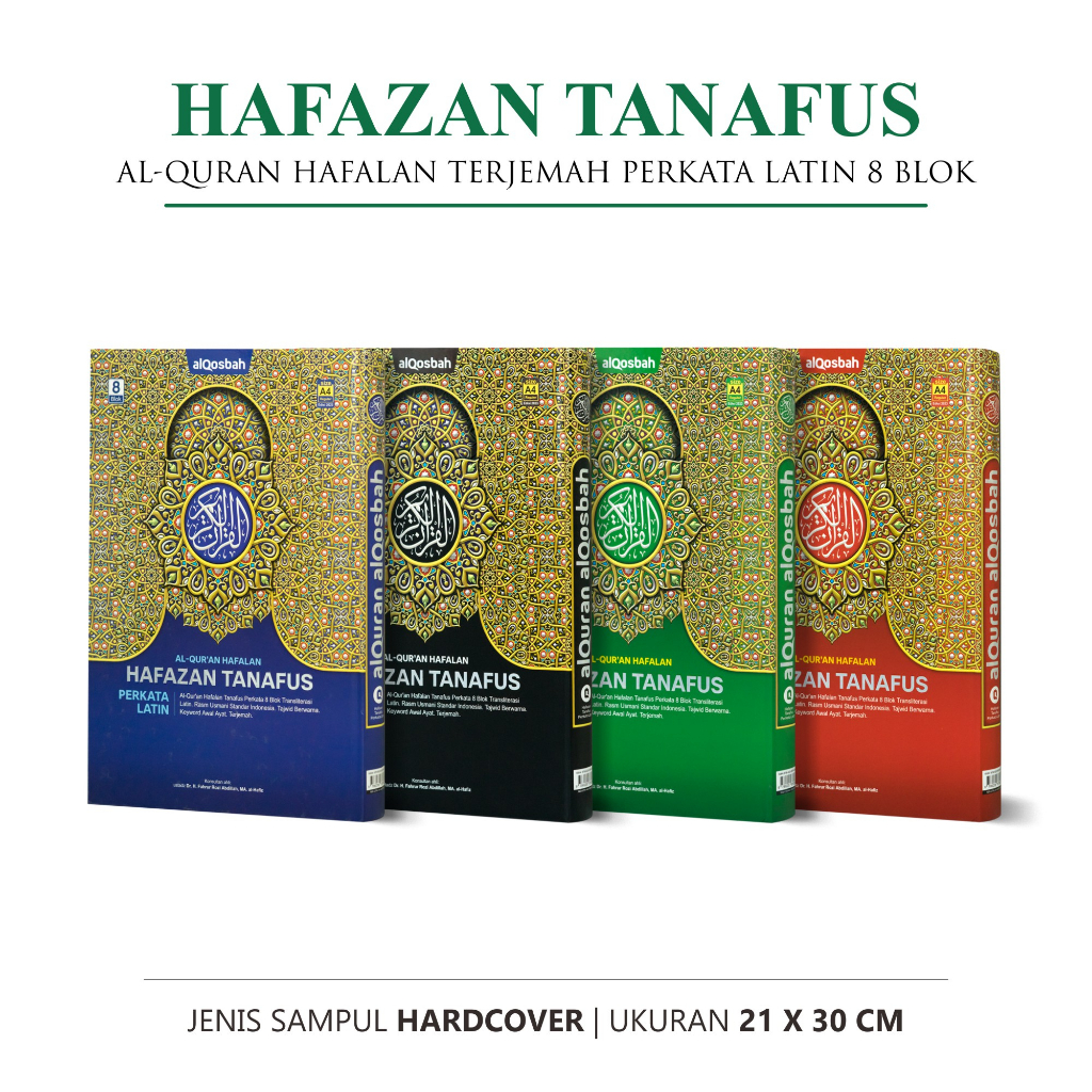 Jual Al Quran Besar Hafalan Hafazan Tanafus Perkata Latin 8 Blok Quran