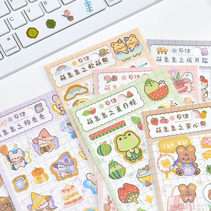 Jual MOEJIJI CUTE ANIMALS DIARY DECO STICKERS | Shopee Indonesia