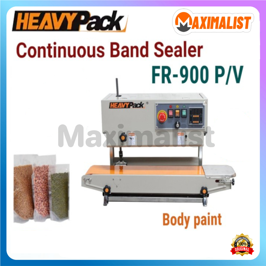 Jual Continuous Band Sealer Mesin Segel Plastik FR-900PV HEAVYPACK ...