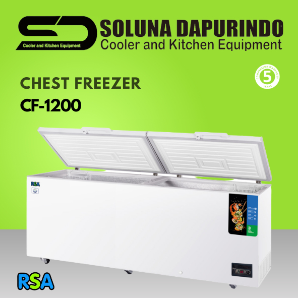 Jual RSA Chest Freezer CF-1200 / CF1200 / Pembeku | Shopee Indonesia