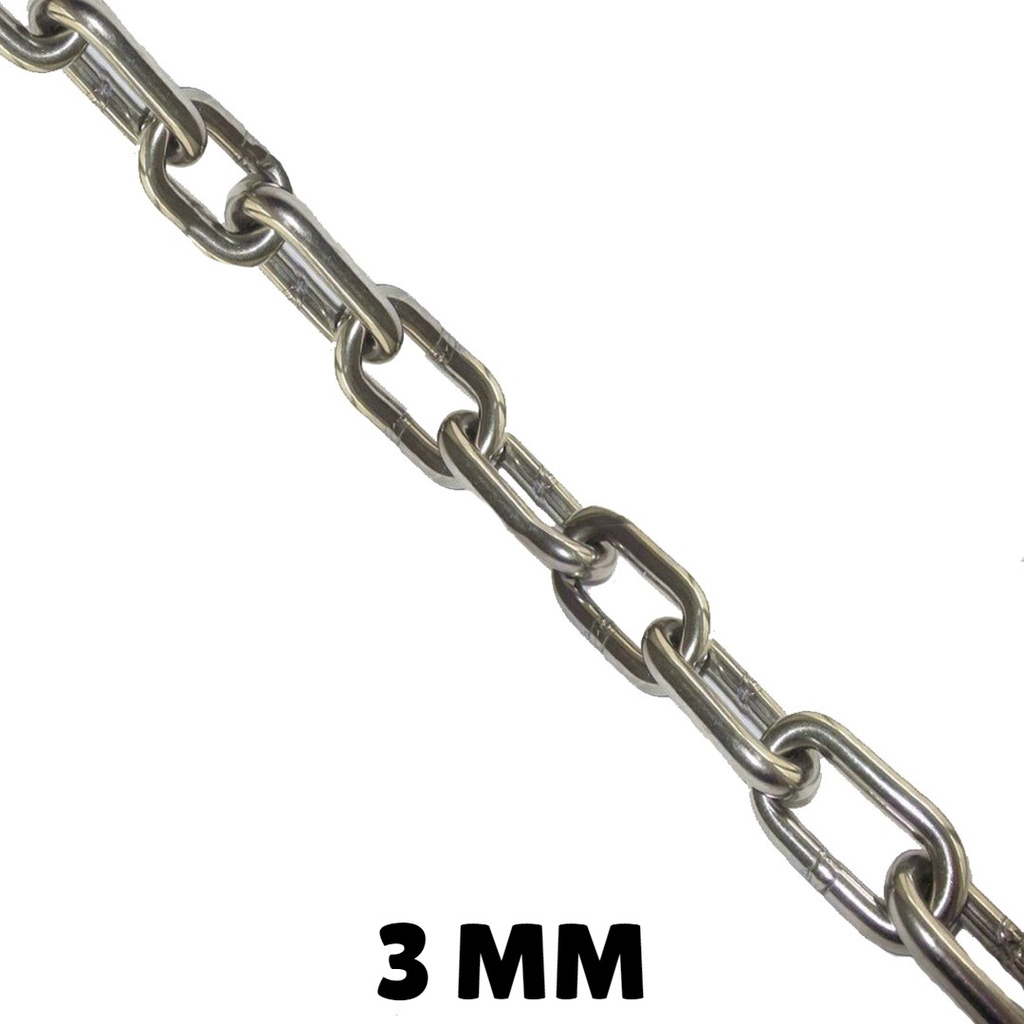 Jual Rantai besi anti karat Rantai kapal meteran Ukuran Kecil 1/8 (3mm ...