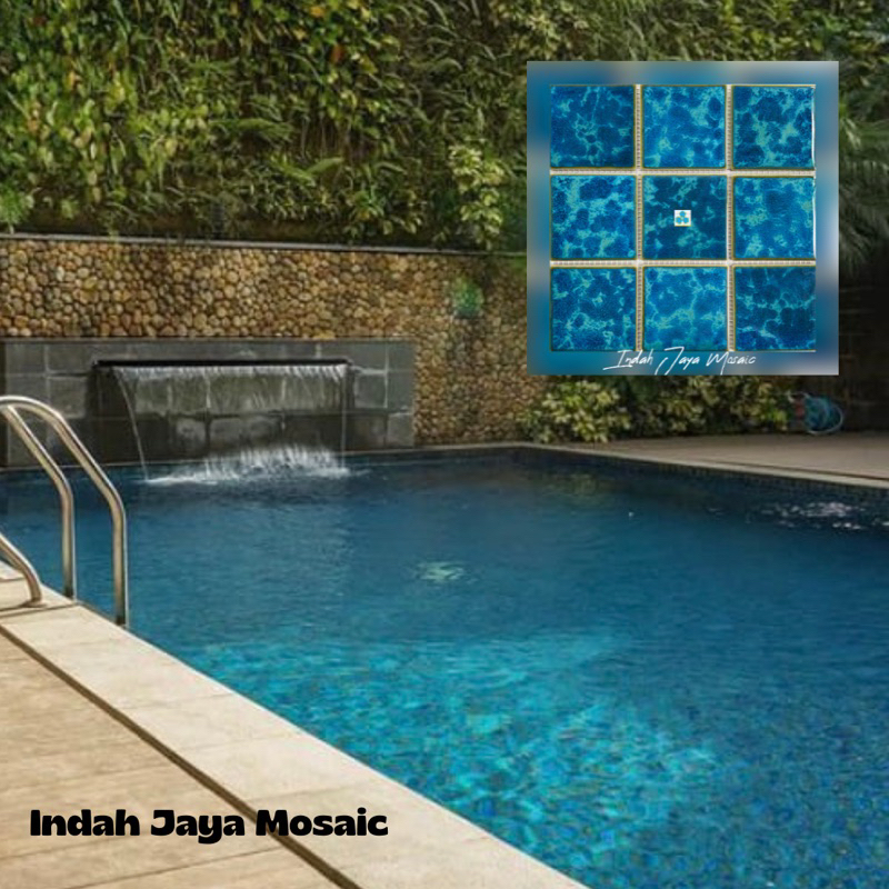 Jual Keramik Mosaic Grande 332 S Keramik Kolam Renang Shopee Indonesia 