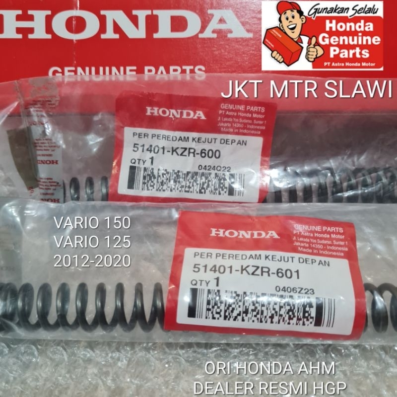 Jual 51401-KZR-600 pershock depan atau spring fr from per shock depan ...