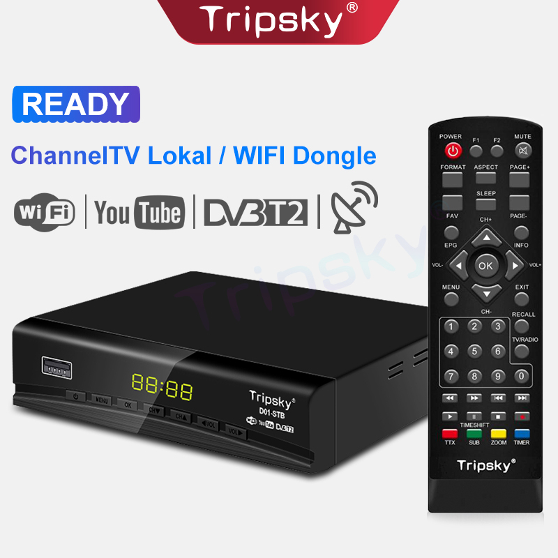 Jual Tripsky D01 Stb digital DVB T2 Bisa dapet semua channel Digital