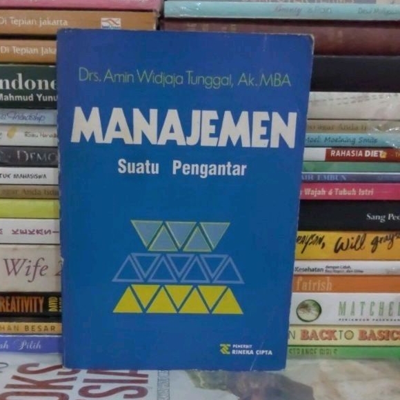 Jual Buku Original Manajemen Suatu Pengantar Drs Amin Widjaja Tunggal Ak Mba Bekas Shopee