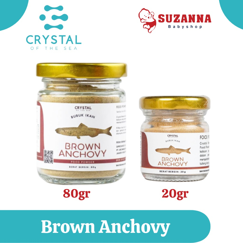 Jual Crystal Of The Sea Powder Food Brown Anchovy || Bubuk Ikan Teri ...