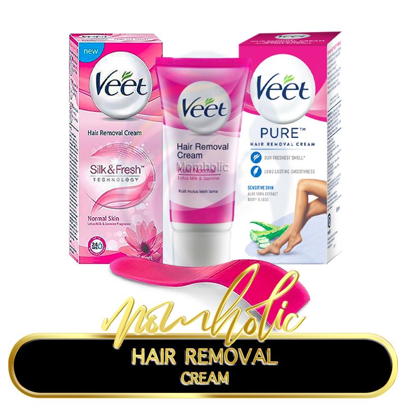 Jual VEET Hair Removal Cream Normal Sensitive Dry Skin Lotus Milk Aloe